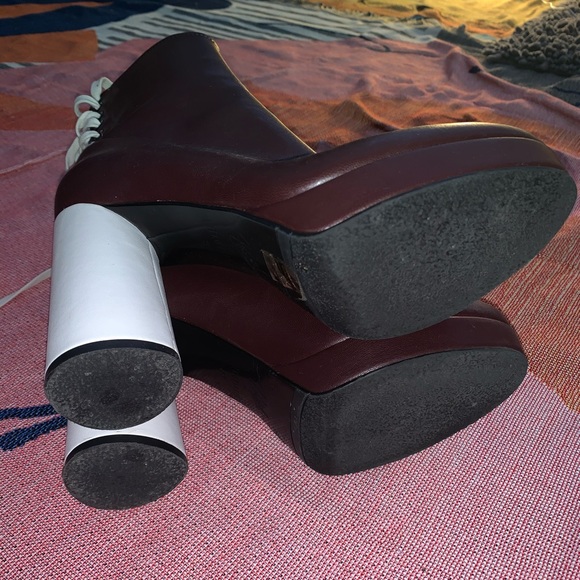 🔥DEAL🔥 Burgundy boots/ RUSSIAN DESIGNER - Picture 4 of 5